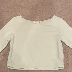 Forever 21 Longsleeve Crop Top